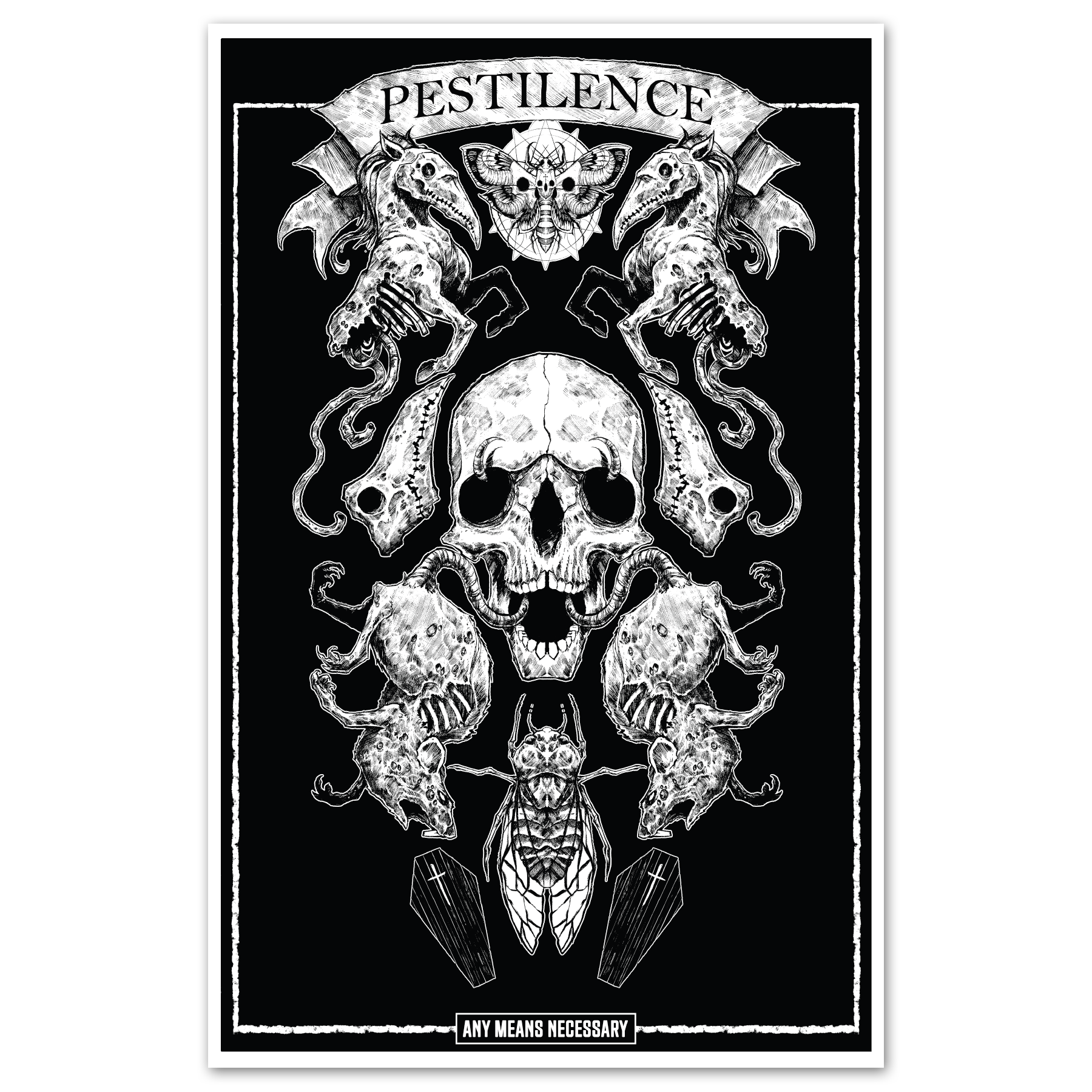4 Horsemen Pestilence Print