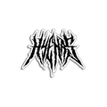 Hyenas Black Sticker
