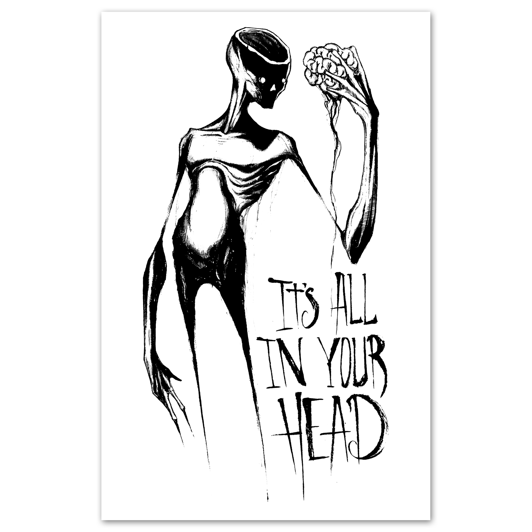 All In Your Head Print